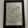 Poem with Marble Background on Cardstock